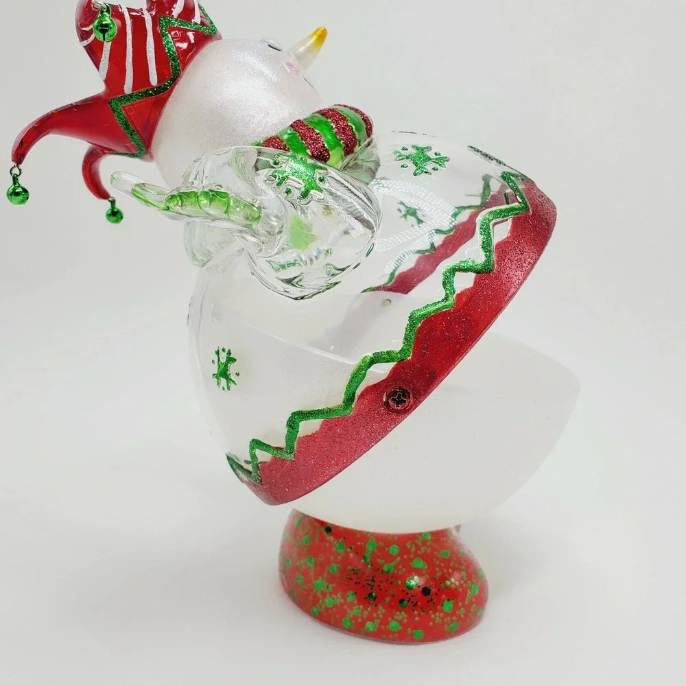 Department‎ 56 Christmas Candy Dish Snowman Flip Tops Holder Decoration